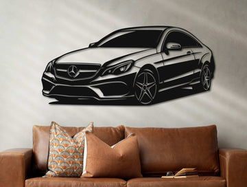 E - Coupe Metal Wall Art - MET - AL