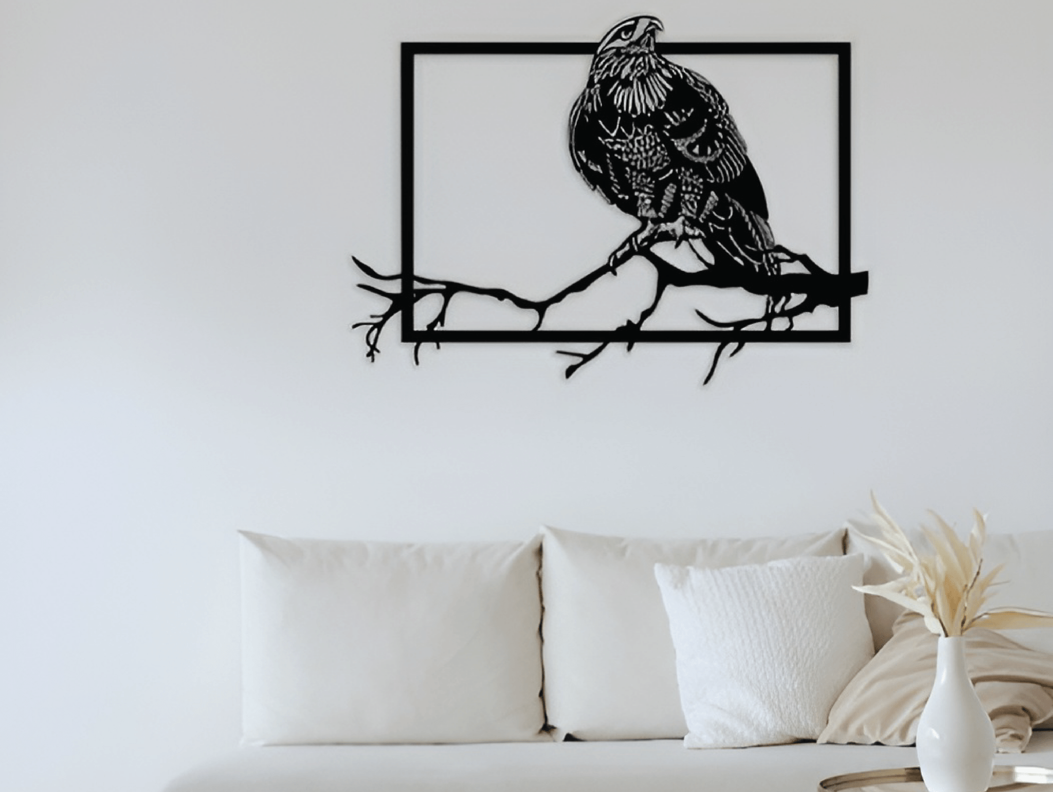 Eagle Frame Metal Wall Art - MET - AL