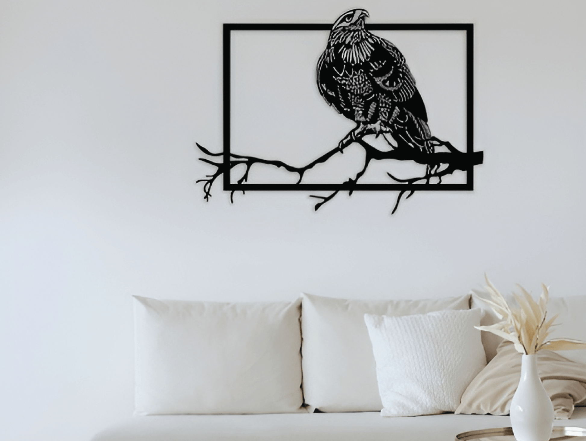 Eagle Frame Metal Wall Art - MET - AL