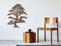 Elegant Bonsai Metal Wall Art - MET - AL