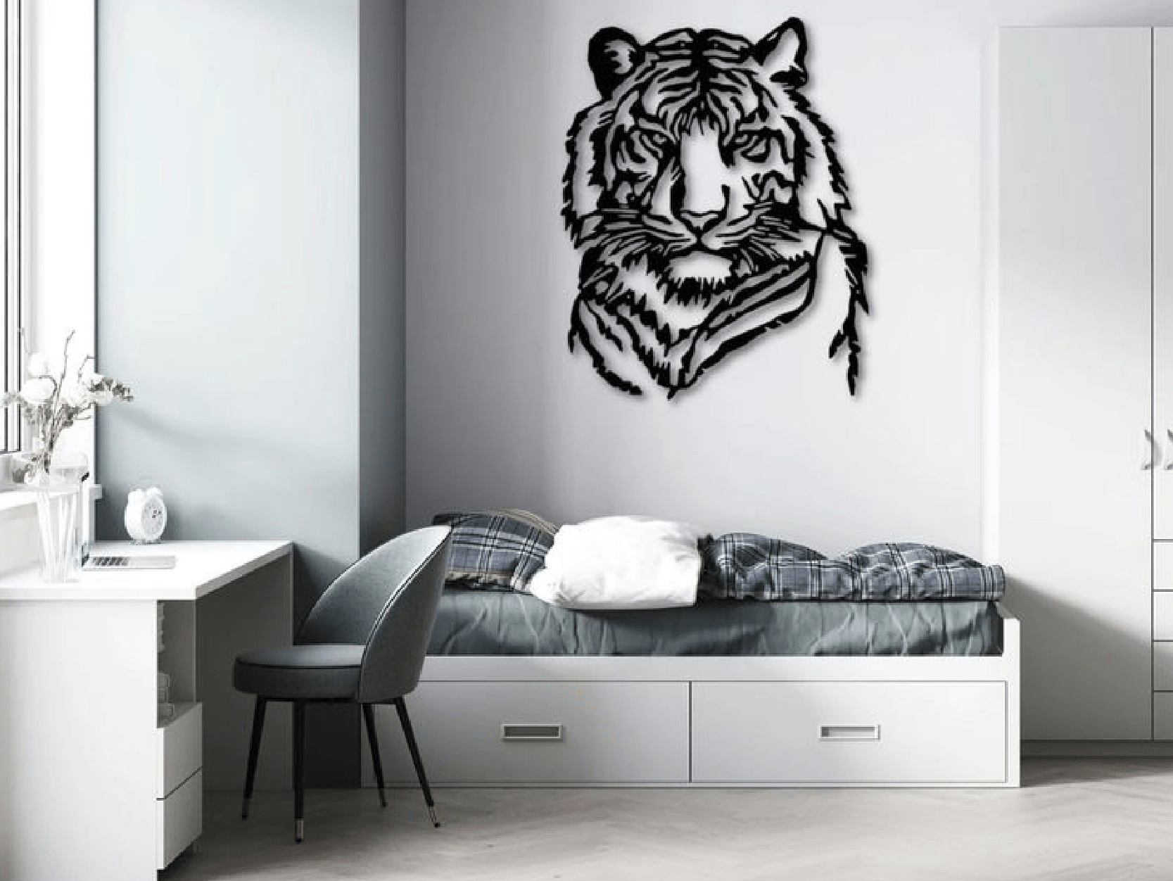 Eyes of Strenght Metal Wall Art - MET - AL