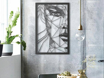 Facets of Elegance Metal Wall Art - MET - AL