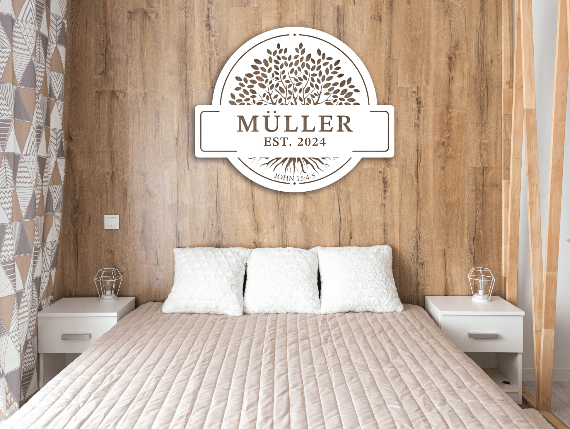 Family Name Tree Of Life Metal Wall Art - MET - AL