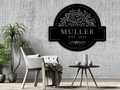 Family Name Tree Of Life Metal Wall Art - MET - AL