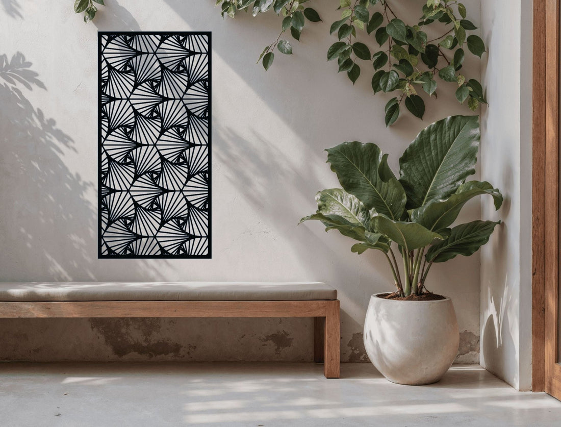 Fan Burst Decorative Panel - MET - AL