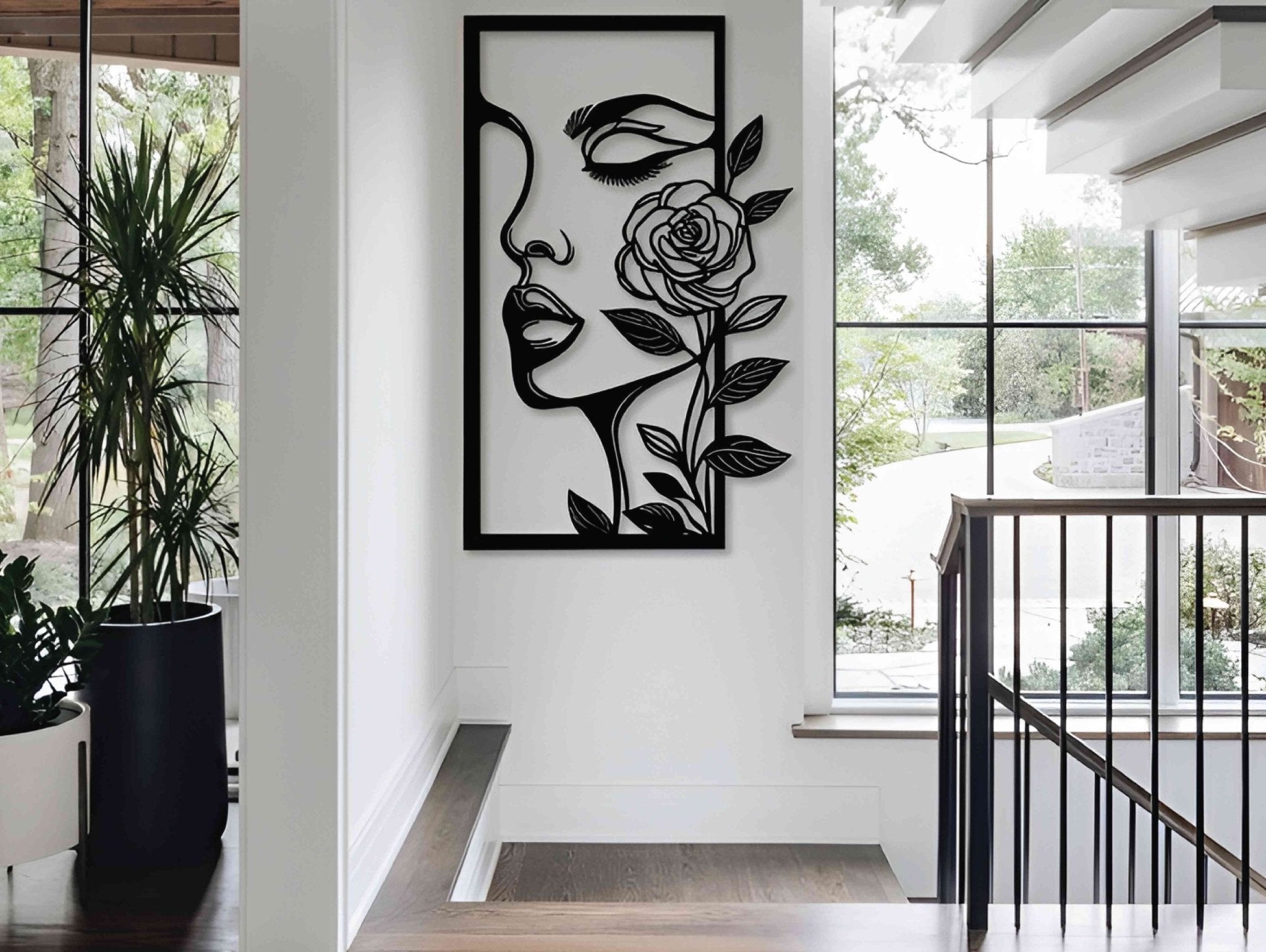 Floral Reverie Metal Wall Art - MET - AL