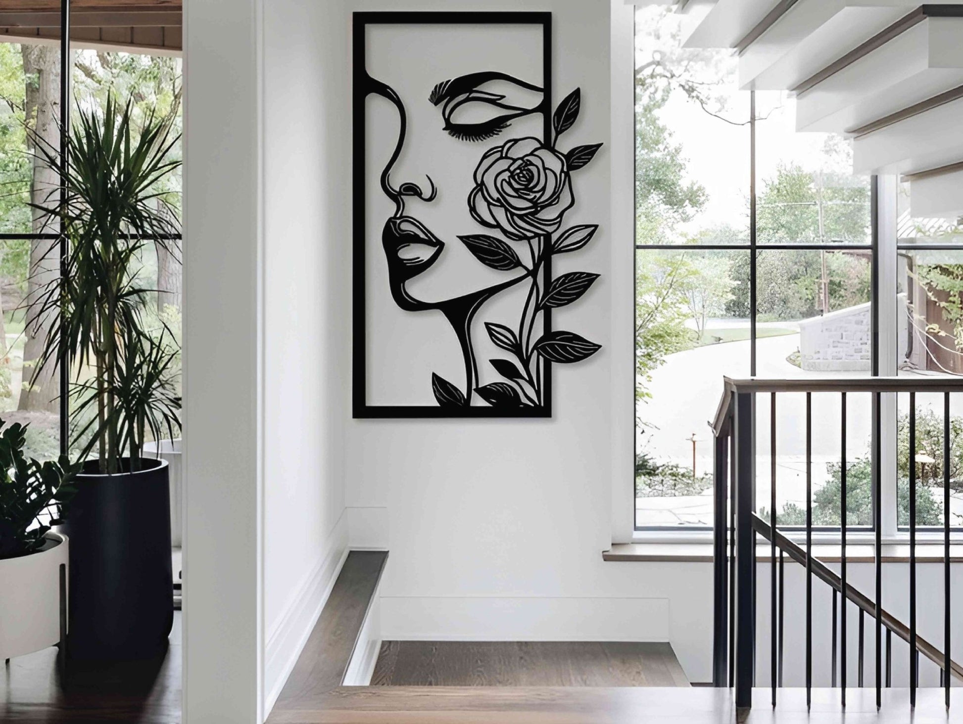 Floral Reverie Metal Wall Art - MET - AL