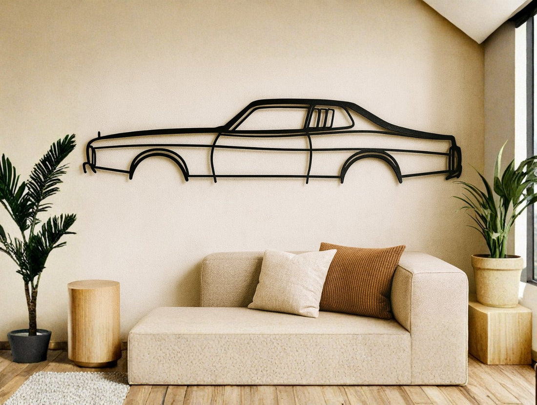 Ford Falcon XB Hardtop Metal Wall Art - MET - AL