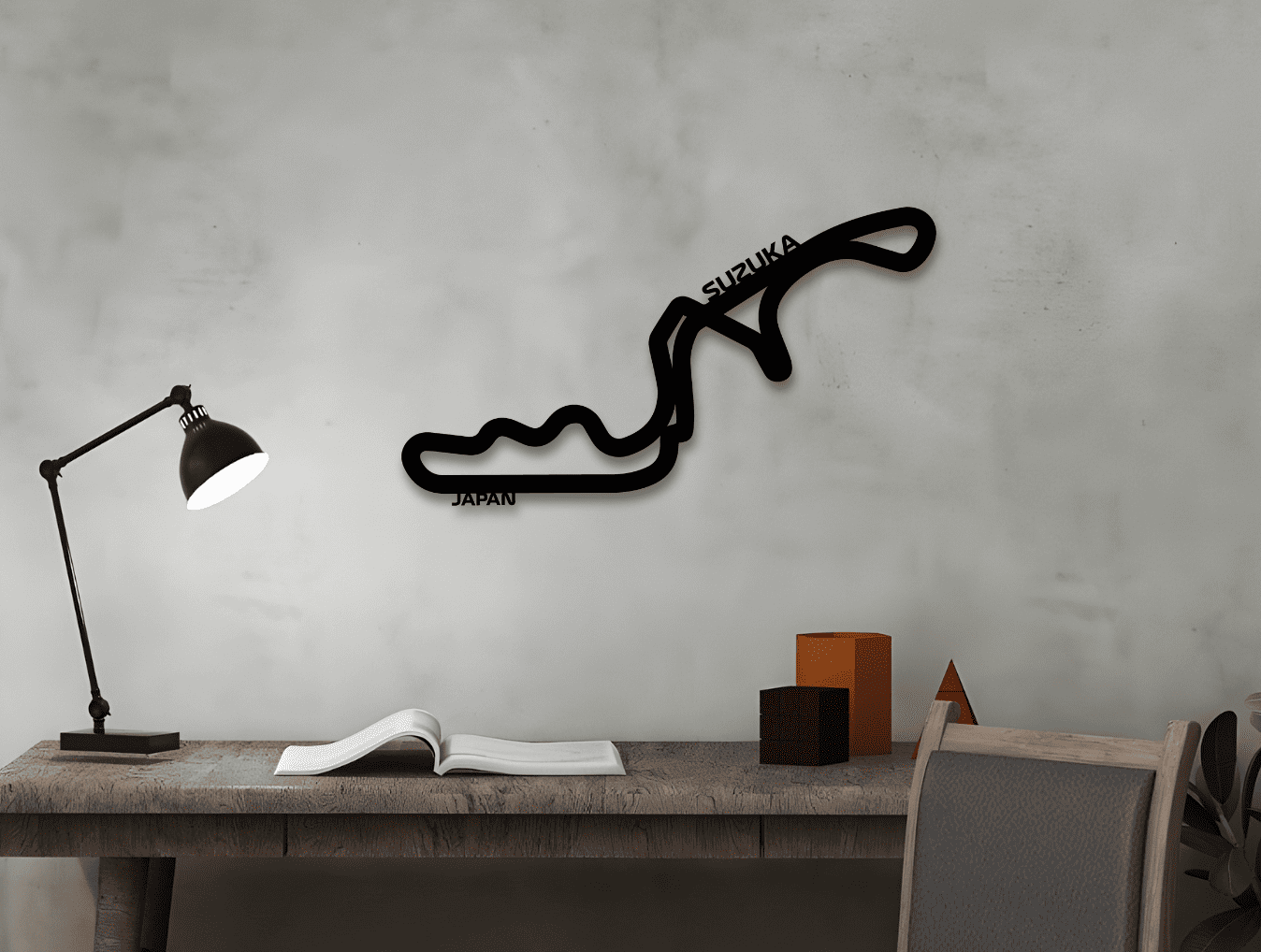 Formula 1 Circuits Metal Wall Art - MET - AL