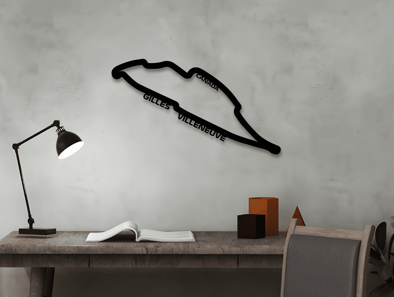 Formula 1 Circuits Metal Wall Art - MET - AL