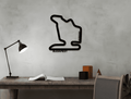 Formula 1 Circuits Metal Wall Art - MET - AL