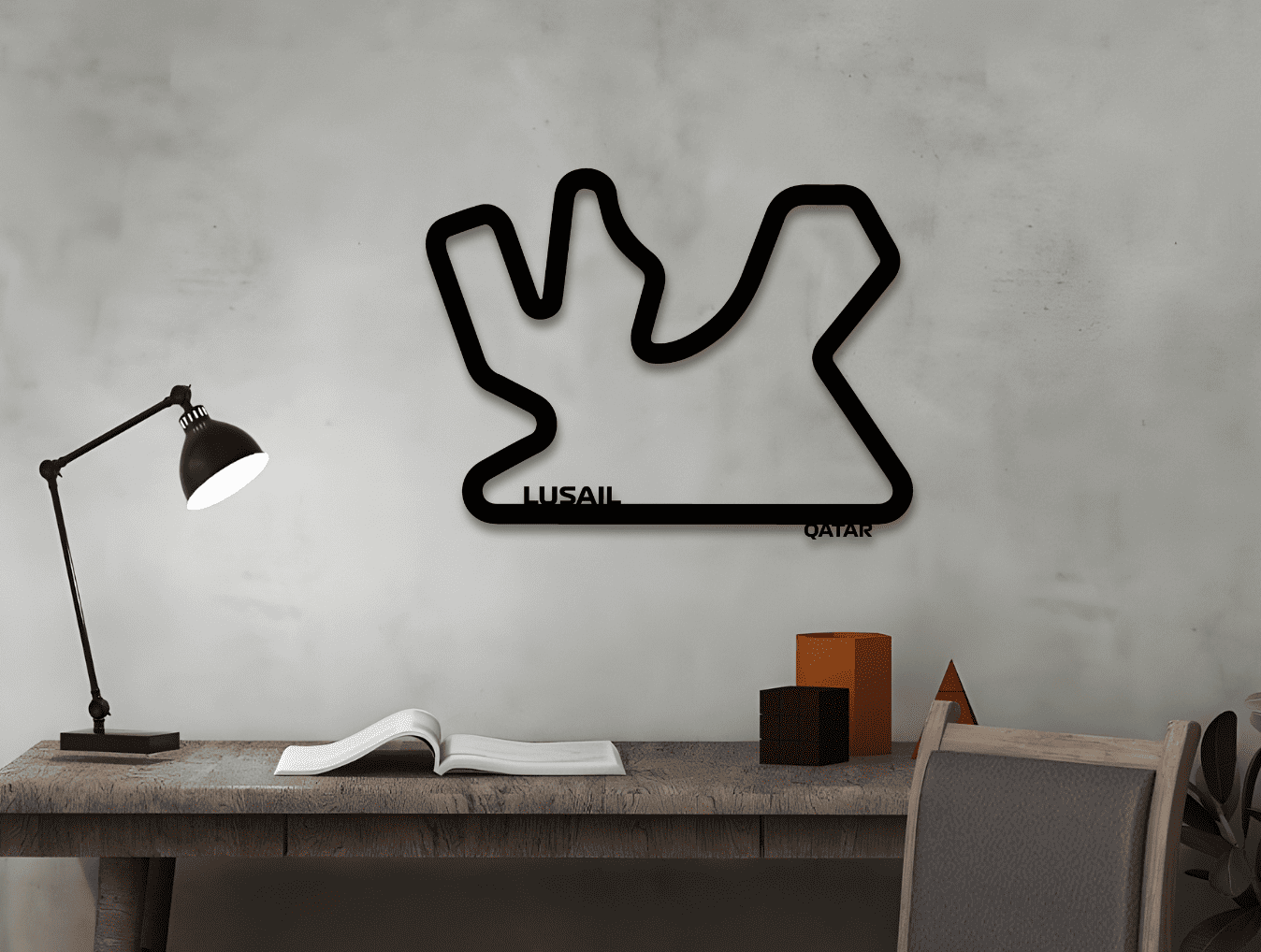 Formula 1 Circuits Metal Wall Art - MET - AL