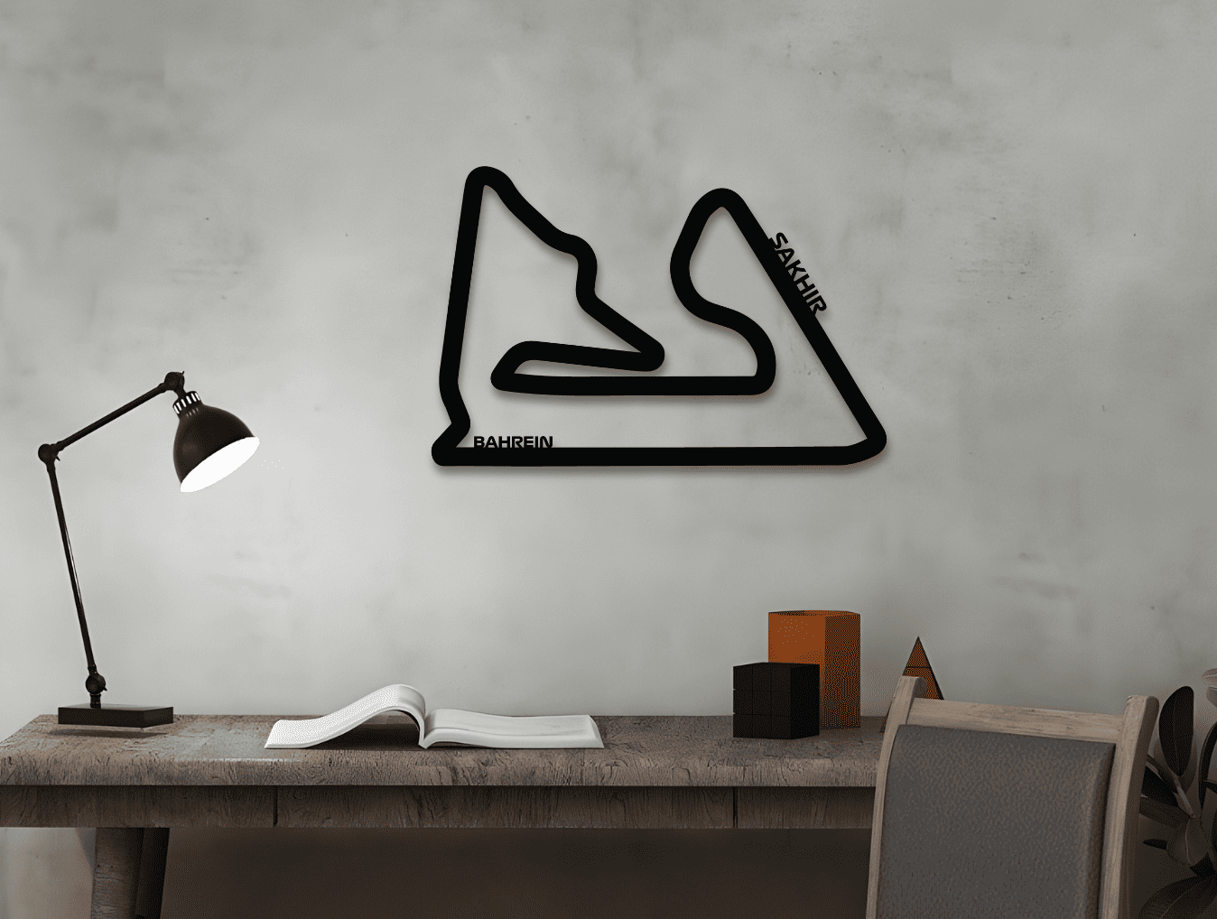 Formula 1 Circuits Metal Wall Art - MET - AL