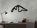 Formula 1 Circuits Metal Wall Art - MET - AL