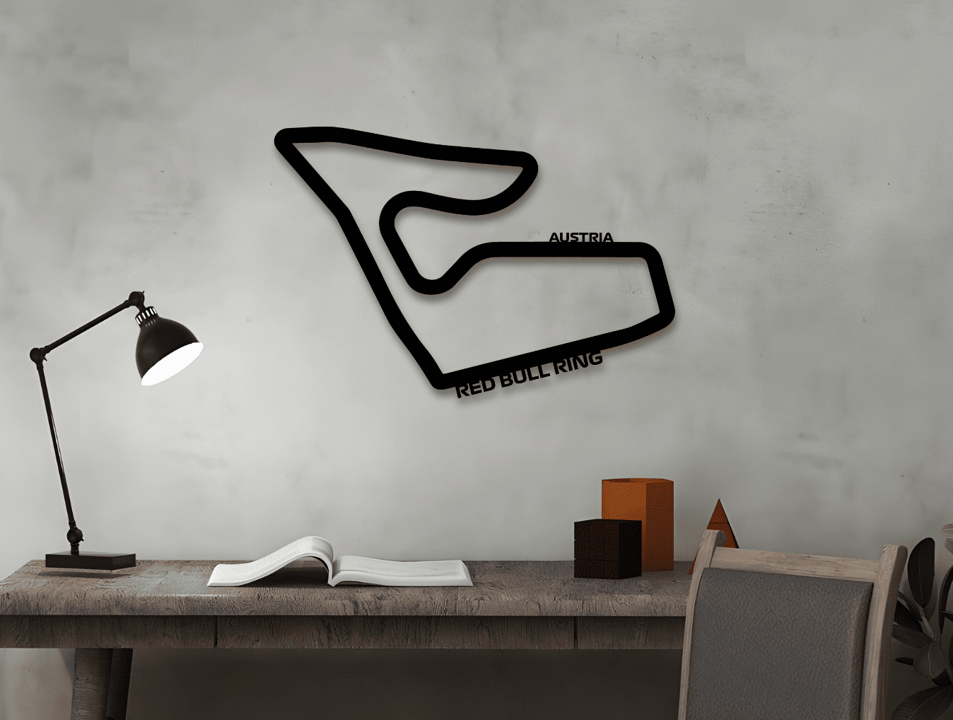 Formula 1 Circuits Metal Wall Art - MET - AL