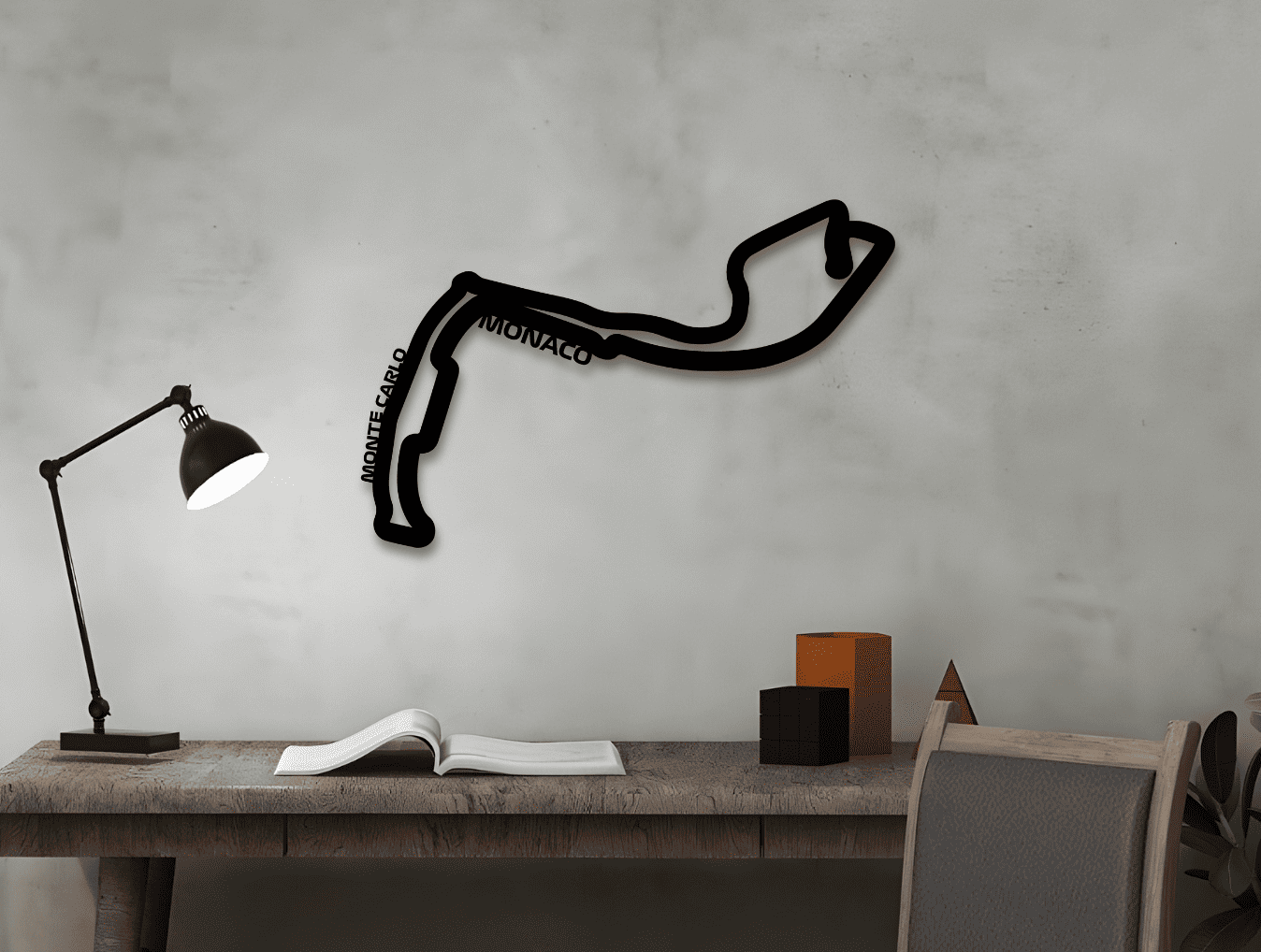 Formula 1 Circuits Metal Wall Art - MET - AL