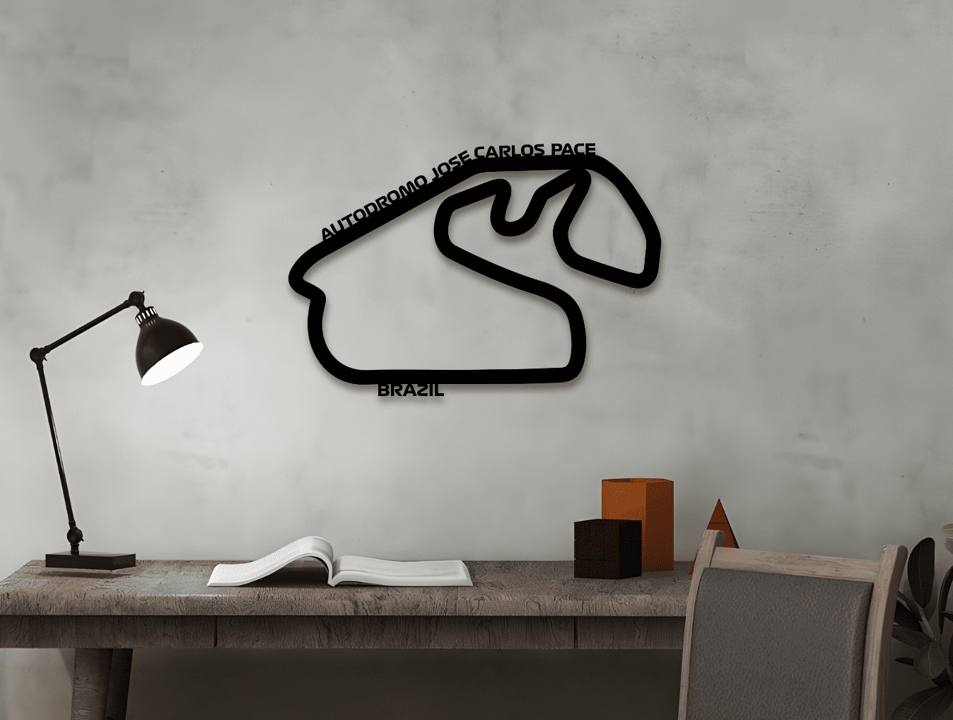 Formula 1 Circuits Metal Wall Art - MET - AL