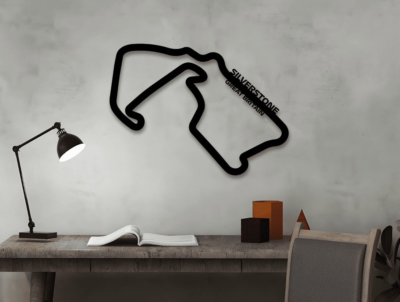 Formula 1 Circuits Metal Wall Art - MET - AL