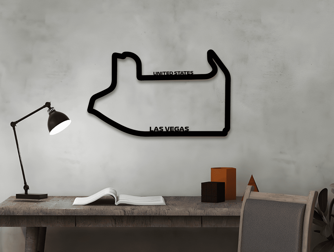 Formula 1 Circuits Metal Wall Art - MET - AL