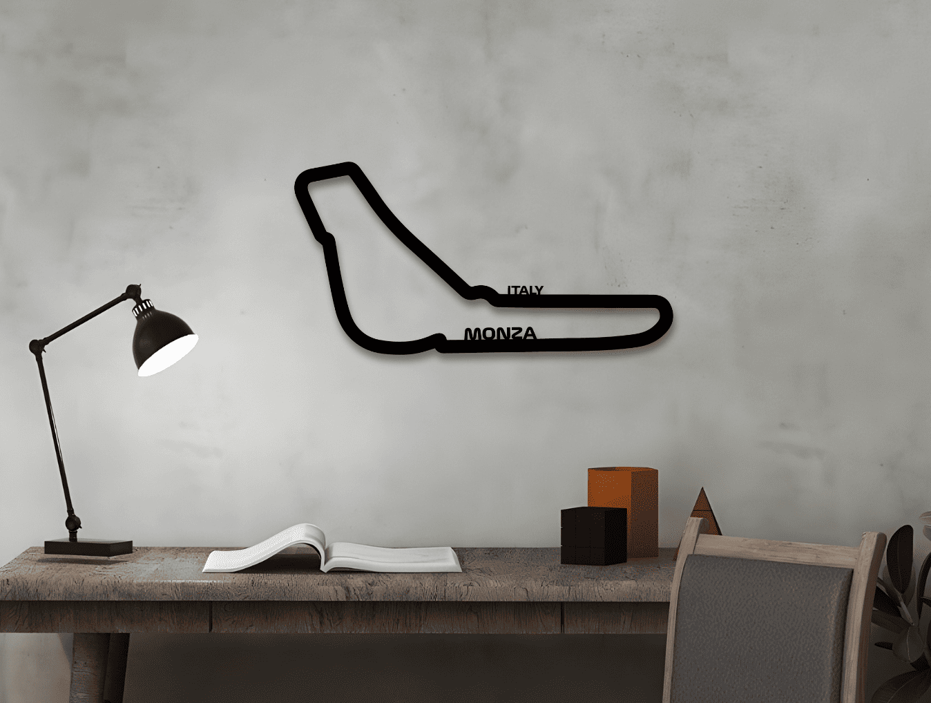 Formula 1 Circuits Metal Wall Art - MET - AL