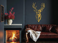 Fractured Stag Metal Wall Art - MET - AL
