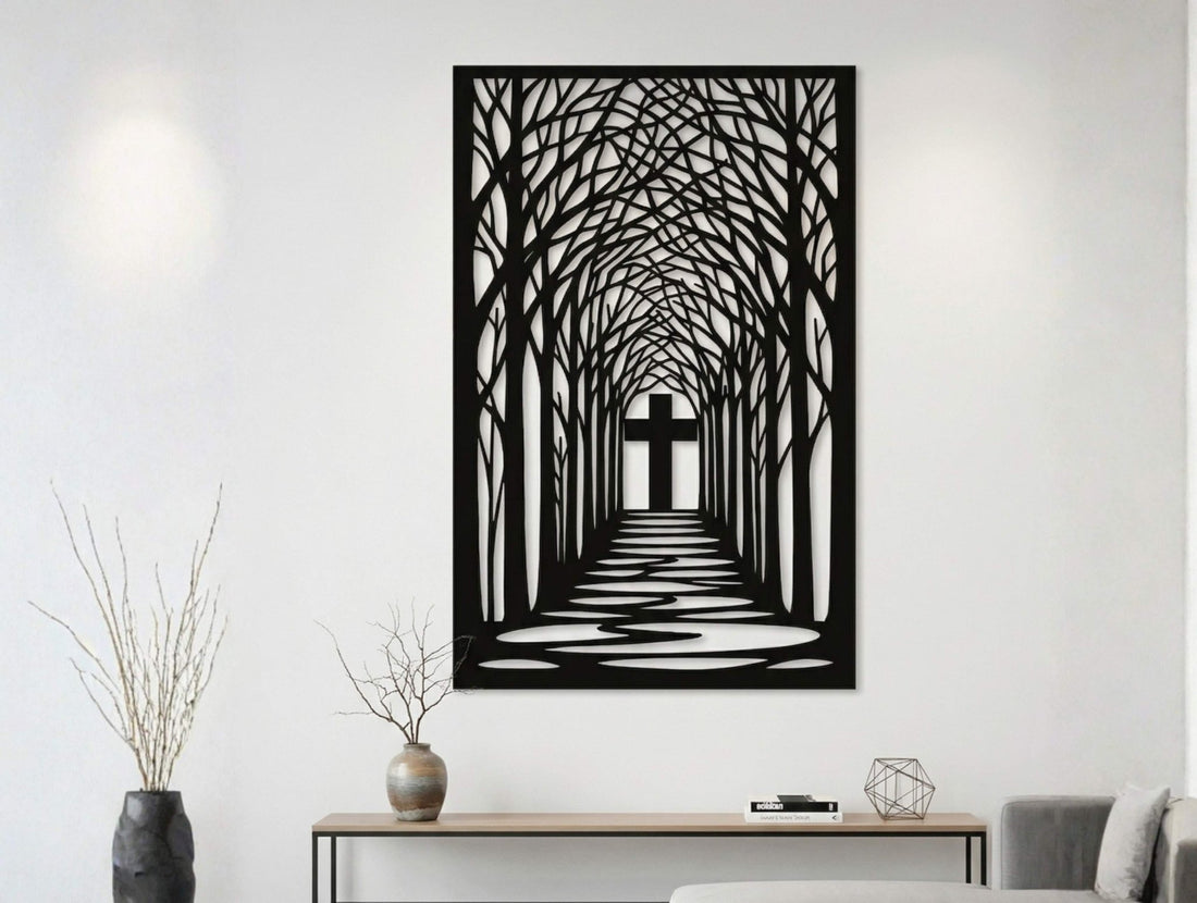 Framed Faith Metal Wall Art - MET - AL