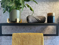 FrameLine Metal Shelf & Towel Holder - MET - AL
