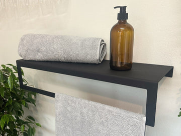 FrameLine Metal Shelf & Towel Holder - MET - AL