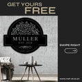 FREE Family Name Tree Of Life Metal Wall Art - MET - AL