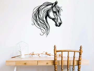 Gallop in Lines Metal Wall Art - MET - AL
