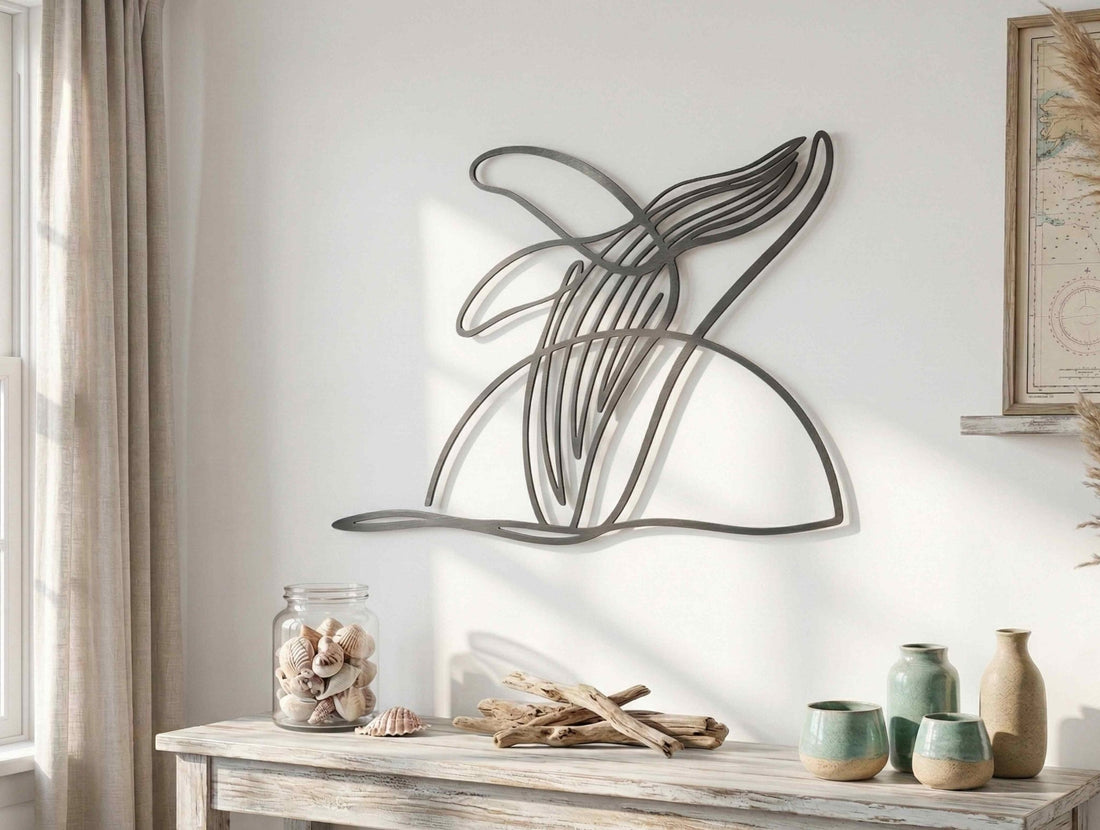 Graceful Giant Metal Wall Art - MET-AL