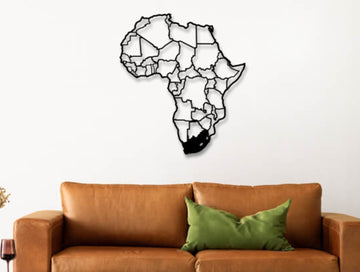 Heart of the Continent Metal Wall Art - MET - AL