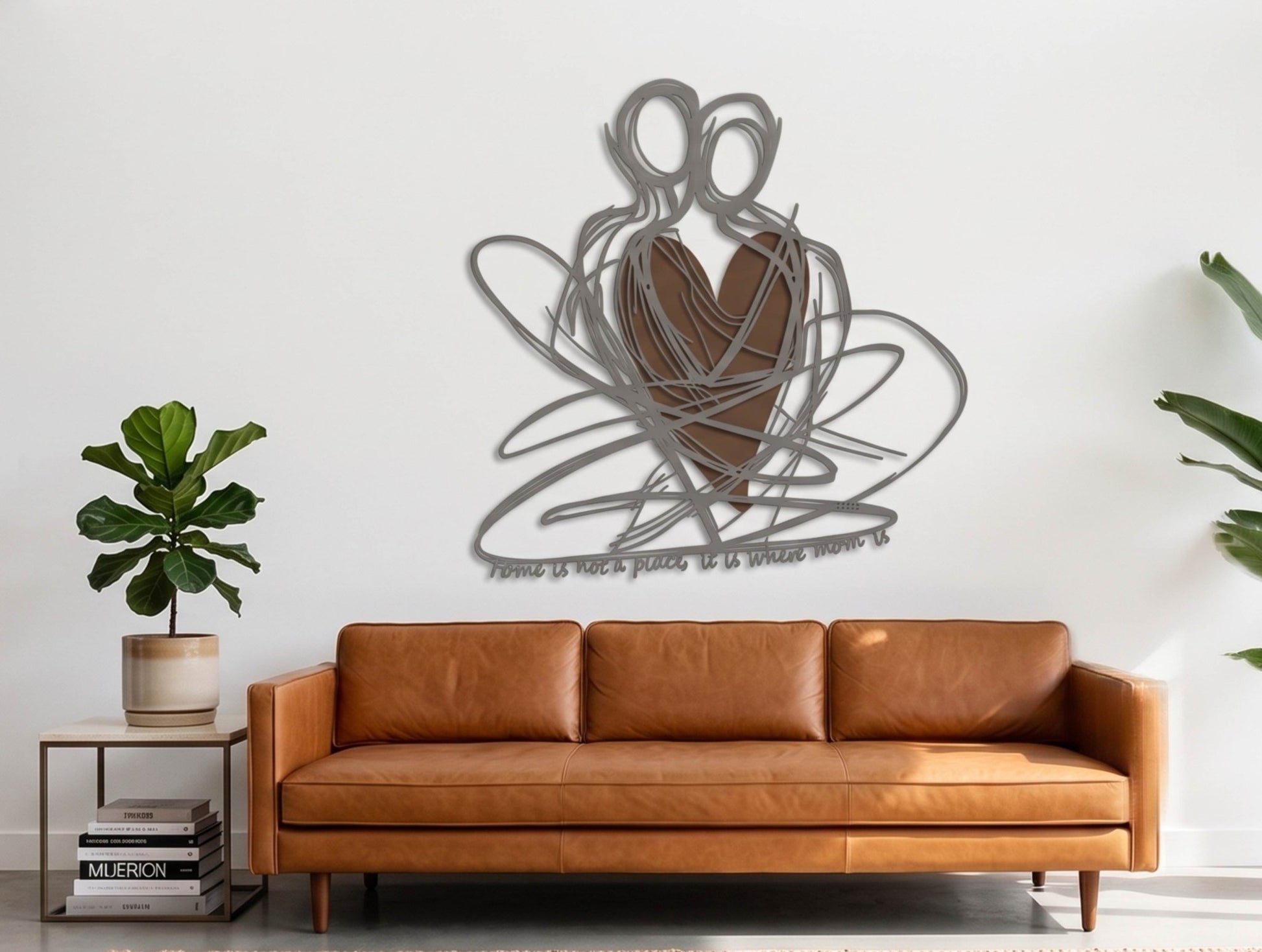 Held at heart Metal Wall Art - Mother's Day Edition - MET - AL