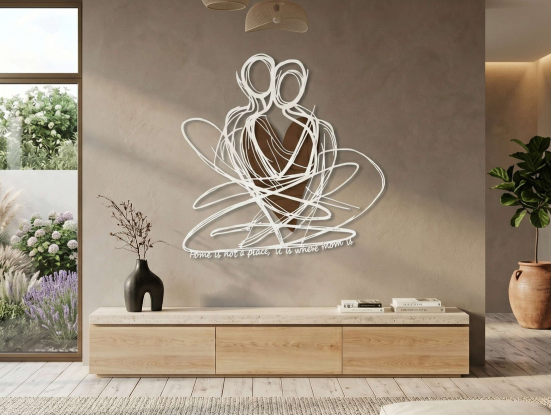 Held at heart Metal Wall Art - Mother's Day Edition - MET - AL