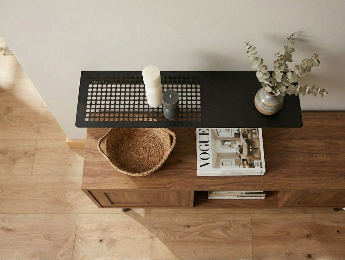 Honeycomb Metal Floating Shelf - MET - AL