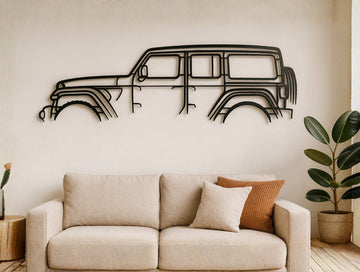 Jeep Wrangler Classic Metal Wall Art - MET - AL