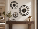 Open Face Roman Wall Clock