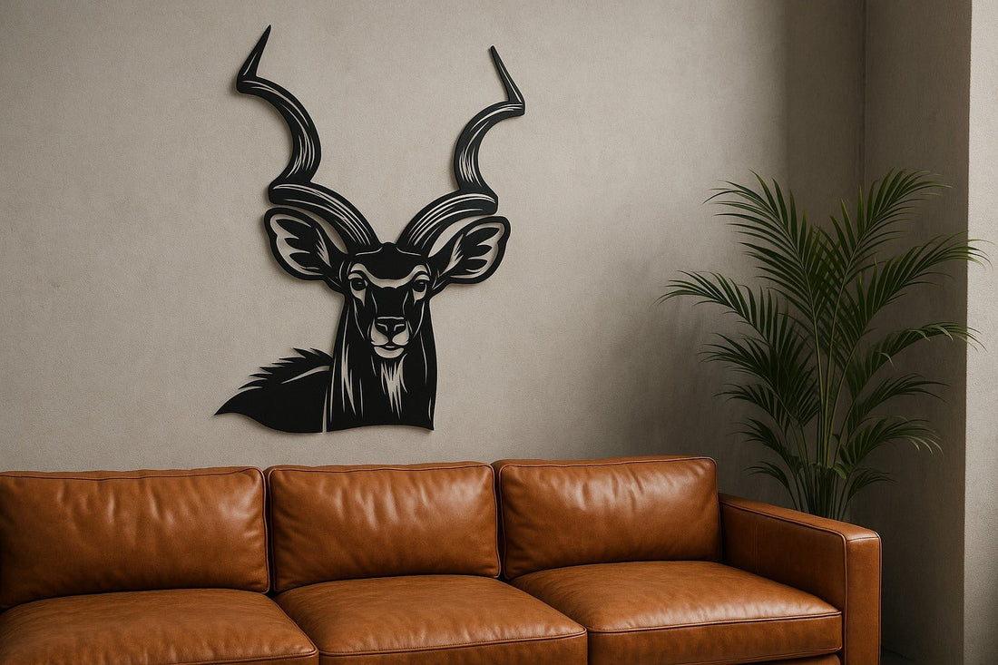 Kudu Metal Wall Art - MET - AL