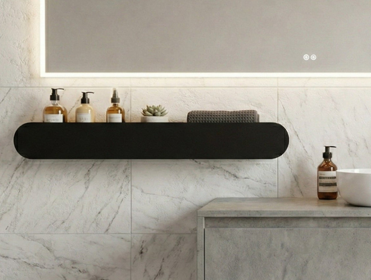 Large Ovalo Bathroom Shelf - MET - AL