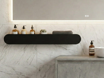 Large Ovalo Bathroom Shelf - MET - AL