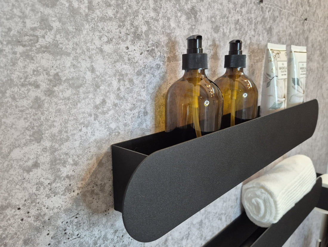 Large Ovalo Bathroom Shelf - MET - AL