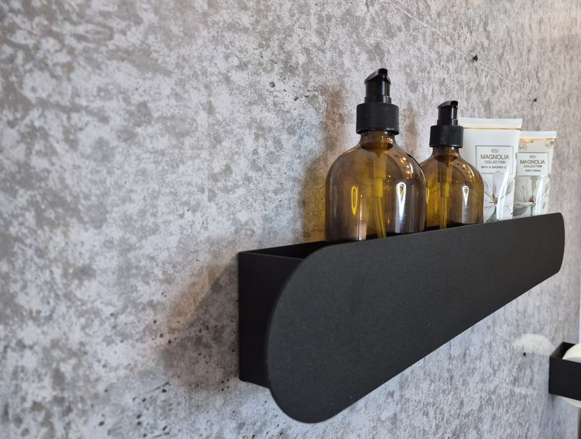 Large Ovalo Bathroom Shelf - MET - AL