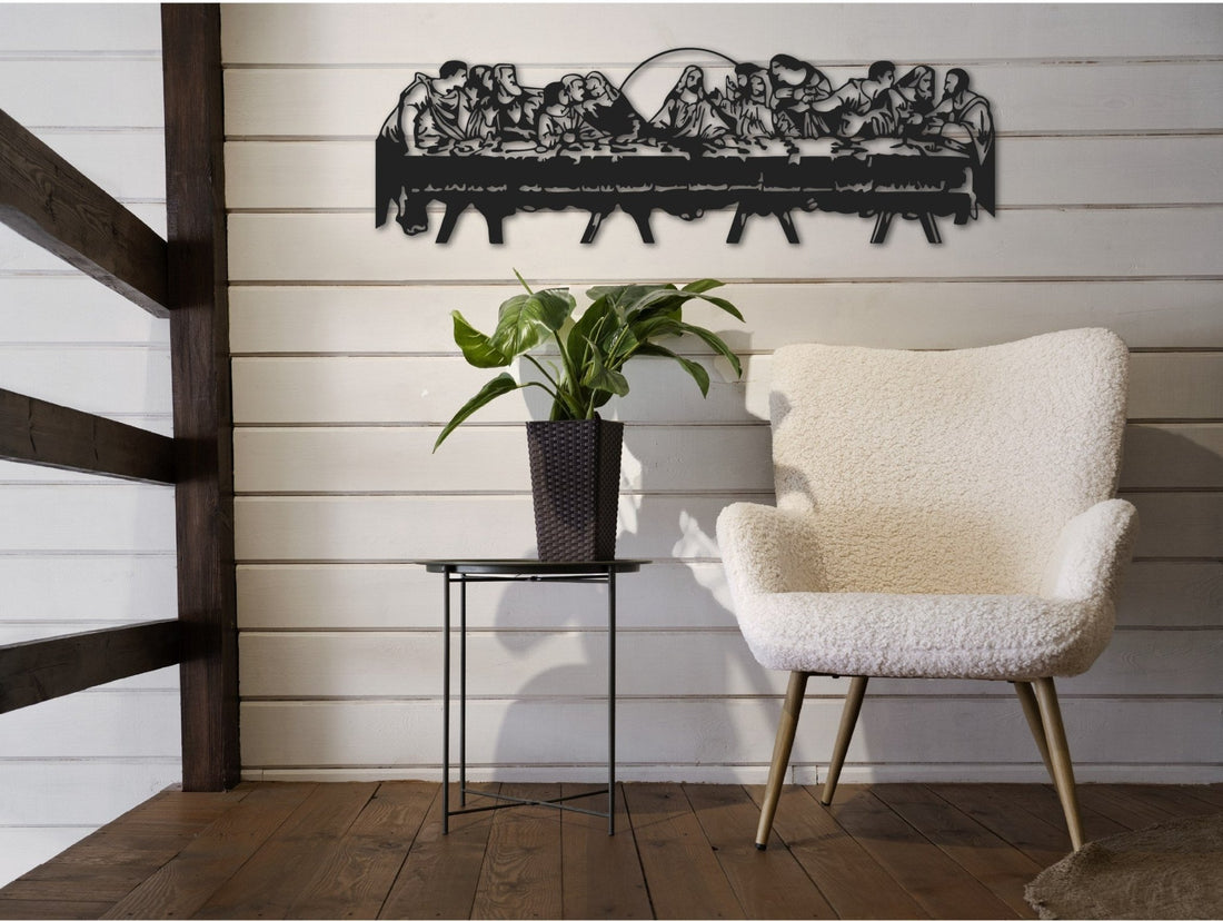 Last supper - Sacred Gathering Metal Wall Art - MET - AL
