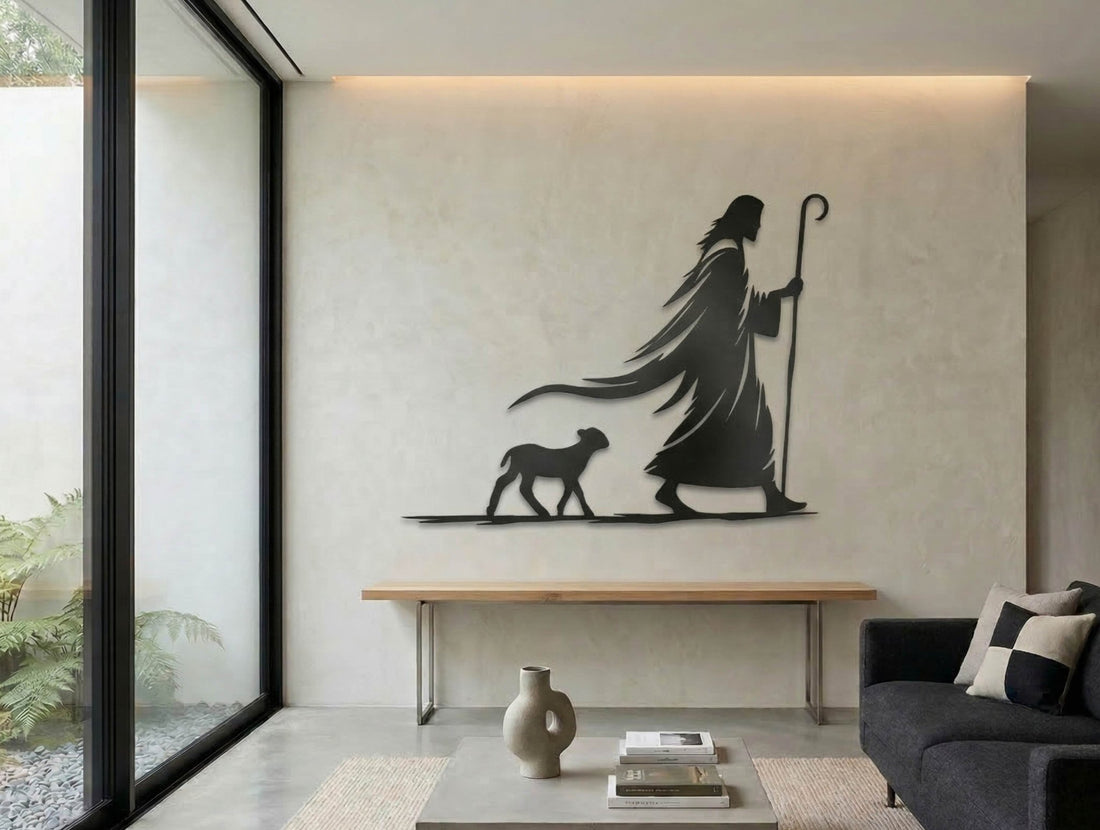 Leading The Flock Metal Wall Art - MET - AL