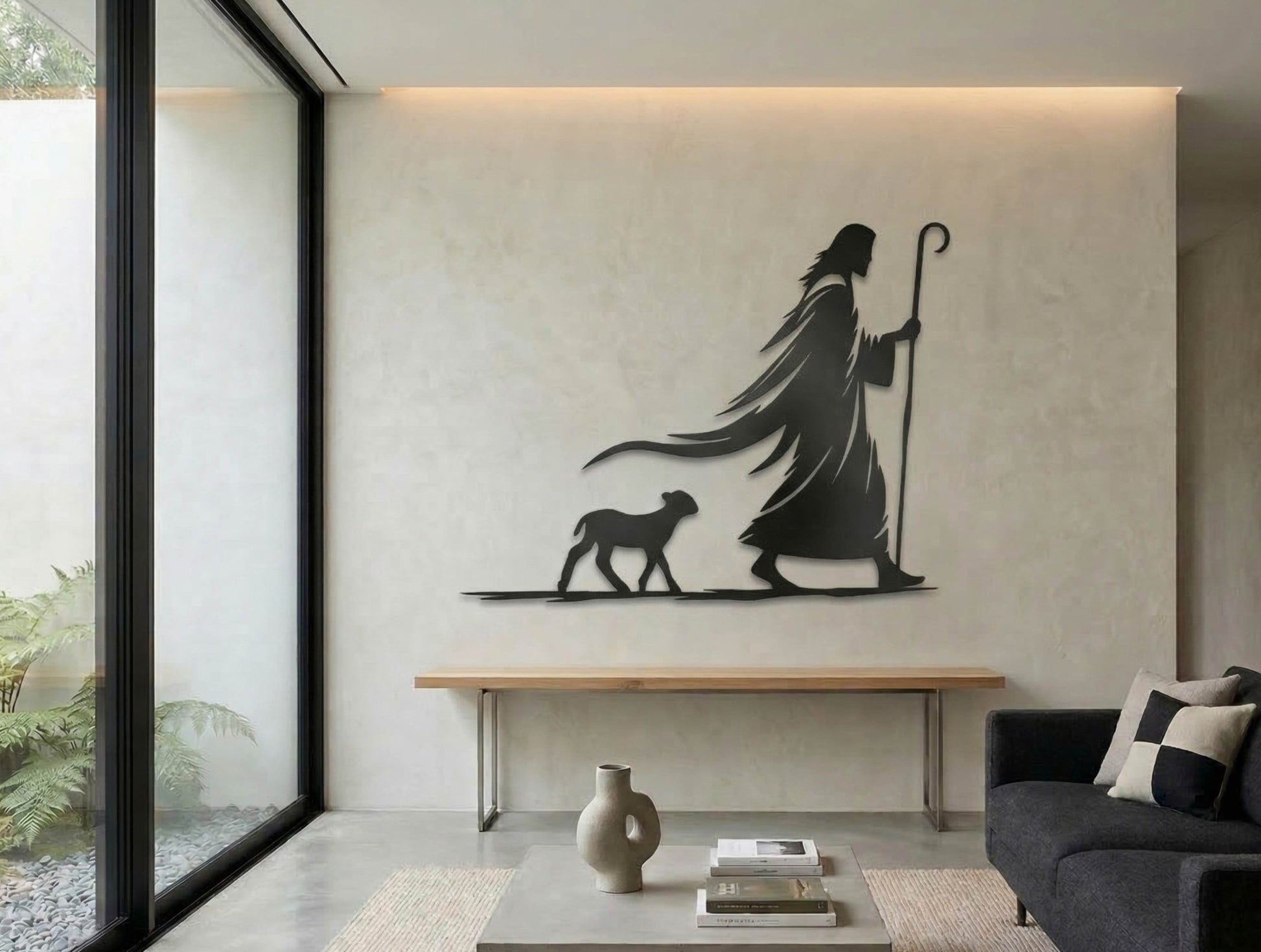 Leading The Flock Metal Wall Art - MET - AL