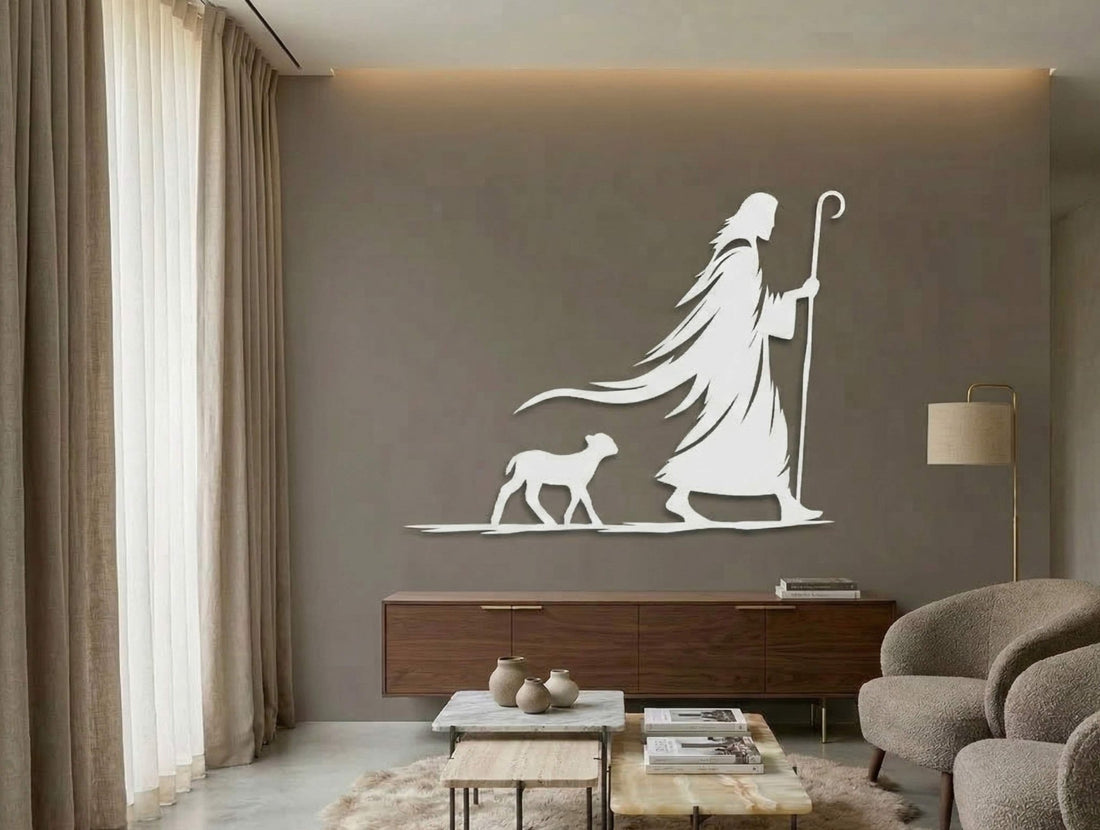 Leading The Flock Metal Wall Art - MET - AL