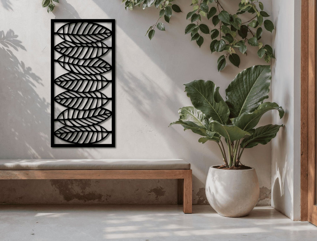 Leaf Matrix Decorative Panel - MET - AL