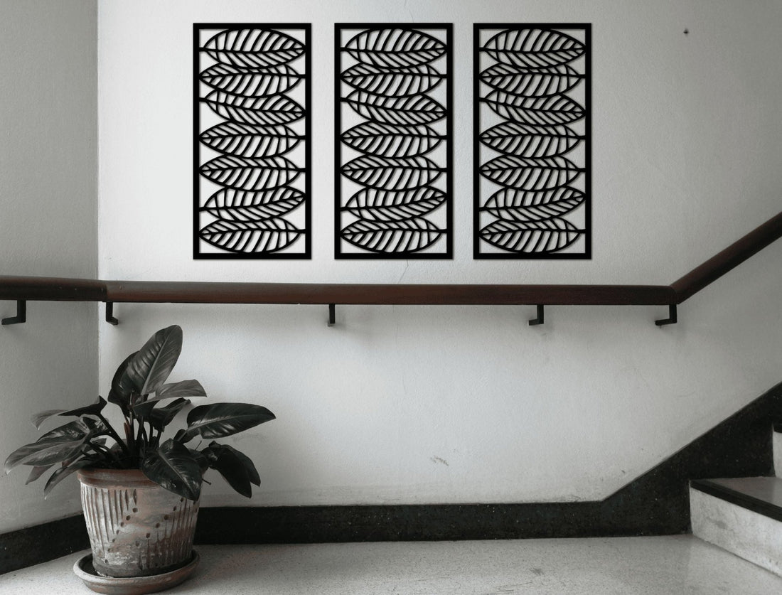 Leaf Matrix Decorative Panel - MET - AL