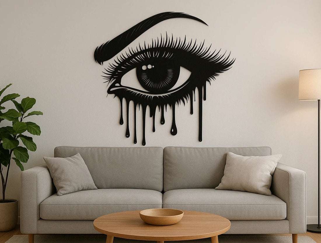 Liquid Gaze Metal Wall Art - MET - AL