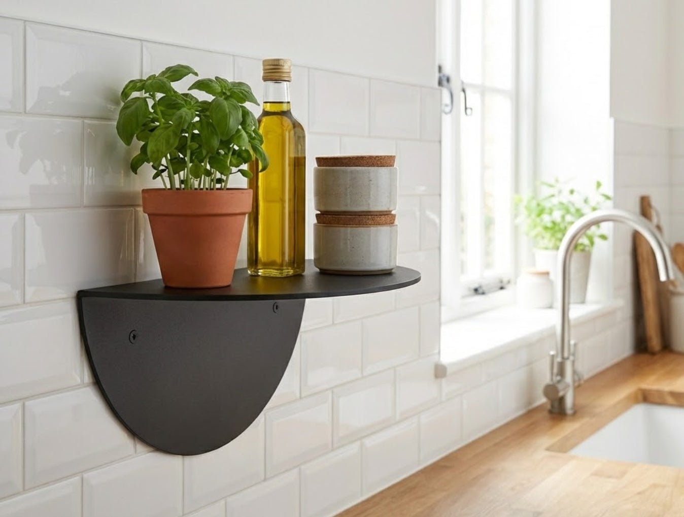LunaFloat Metal Floating Shelf - MET - AL
